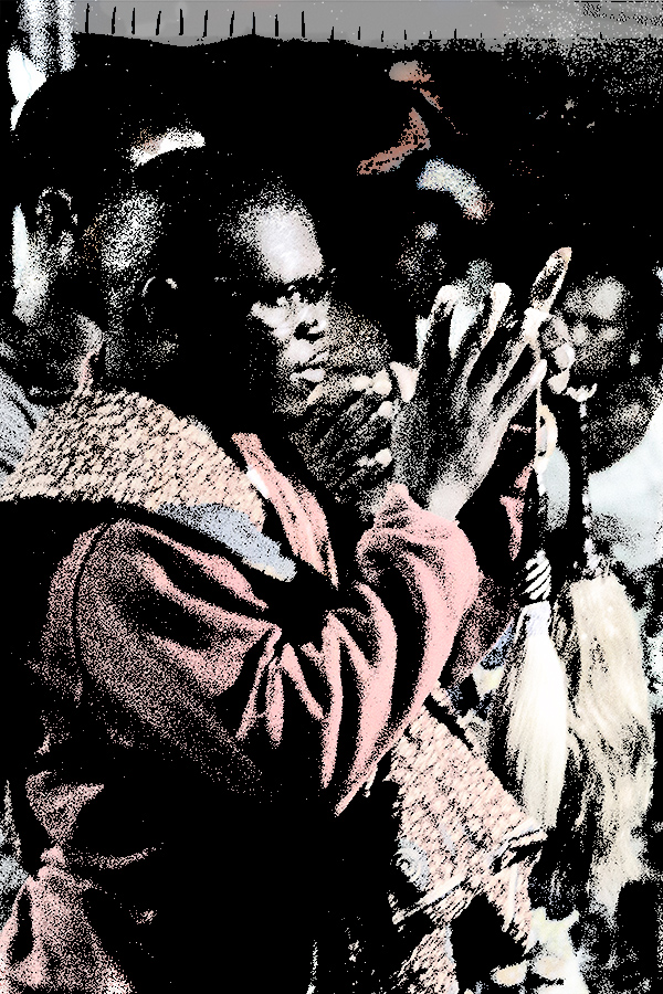 l'appel du vaudou lors d'une fete d'initiation à Lomé